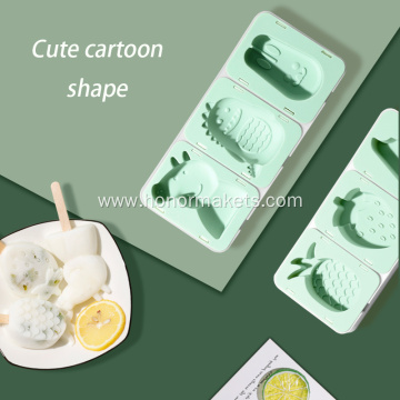 Silicone fruit shape Ice Cream Mould